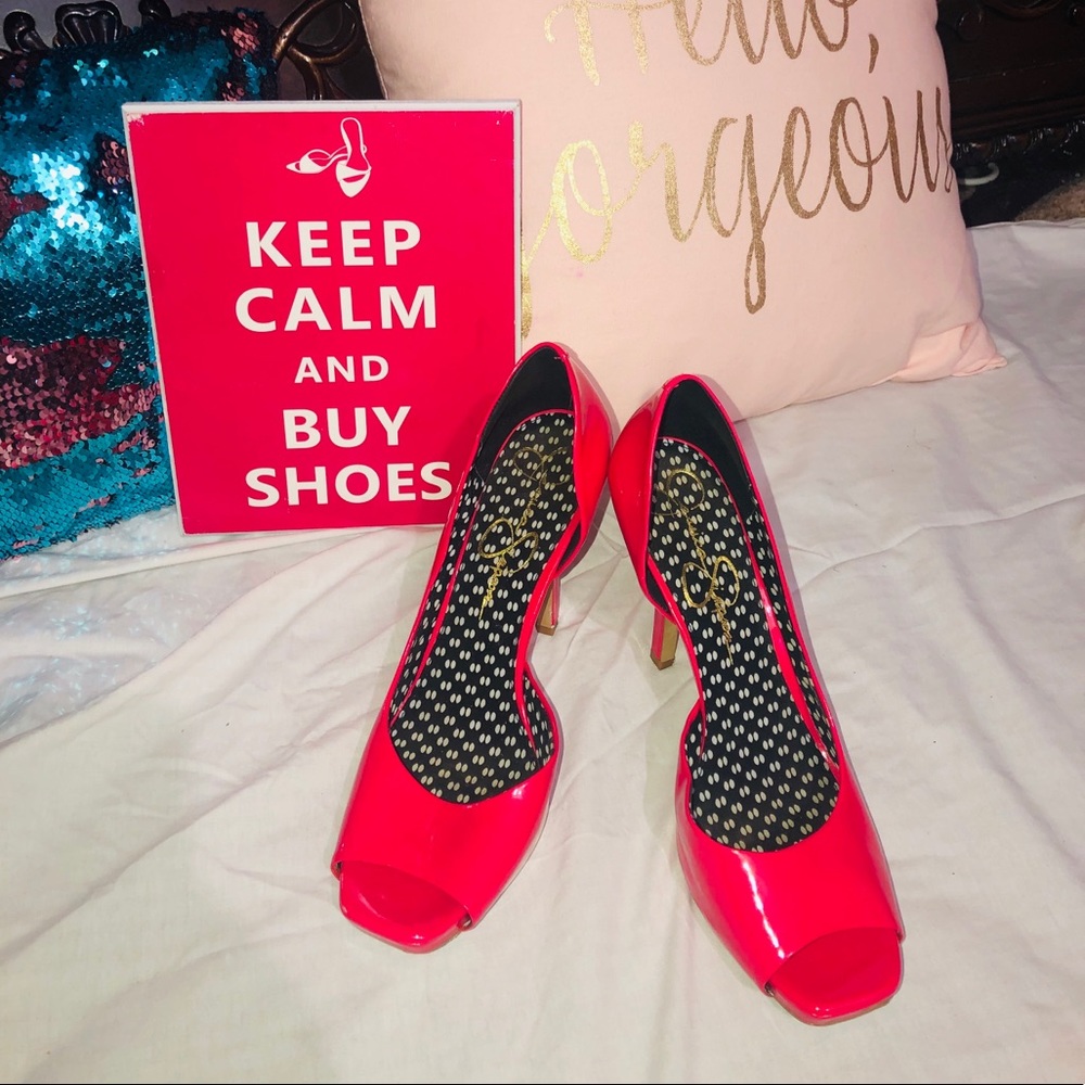 Jessica Simpson Hot Pink Heels